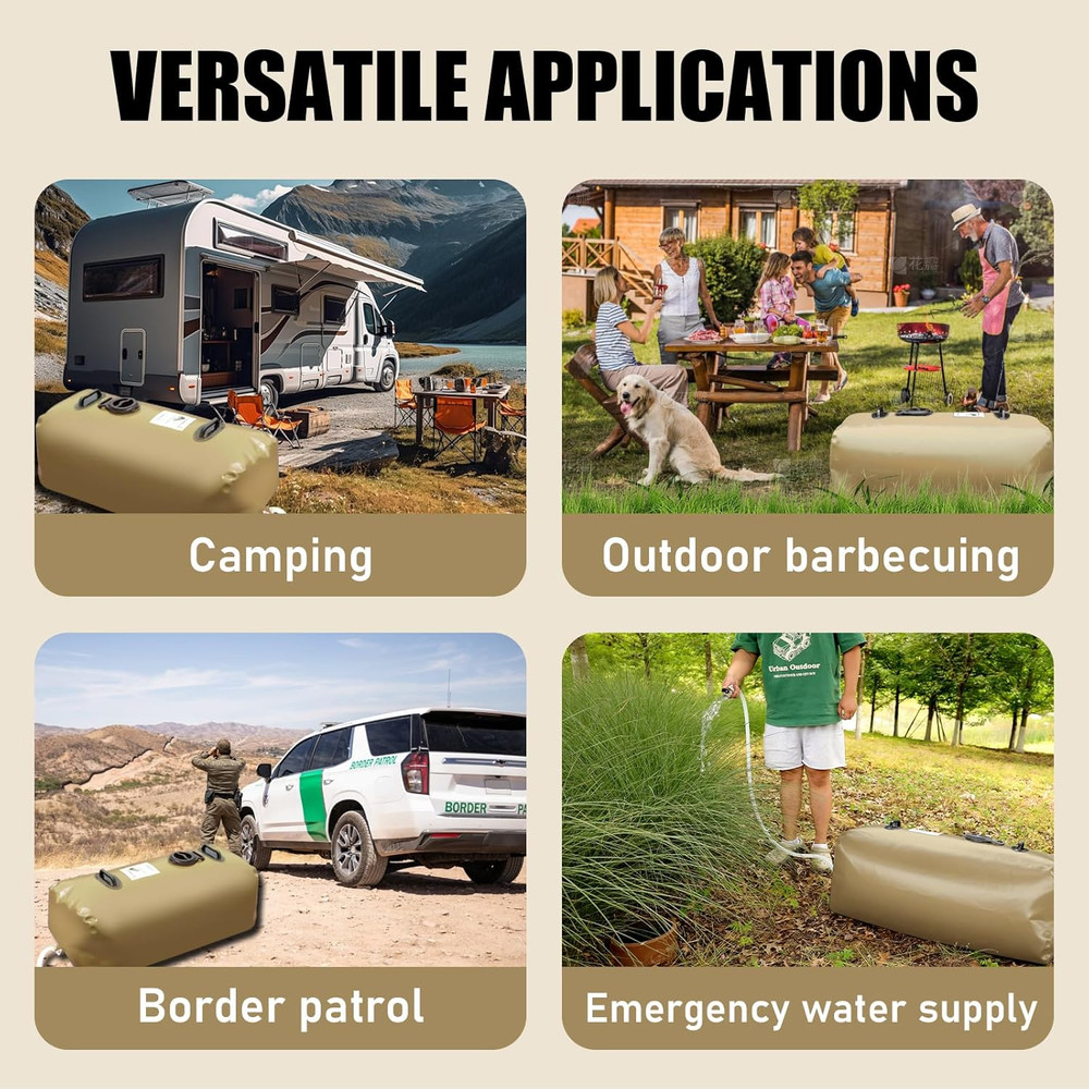 Drinking Water Storage Container,Portable Water Storage Bladder, RV Foldable Wat