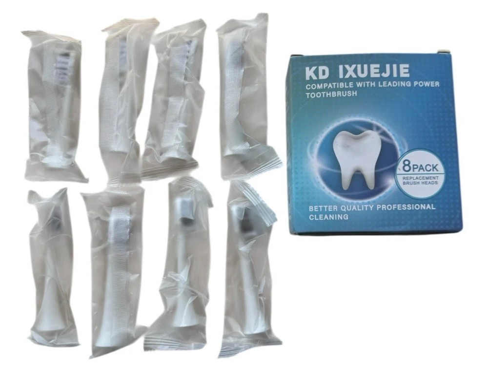 8-Pack Replacement Toothbrush Heads Compatible w/ Philips Sonicare