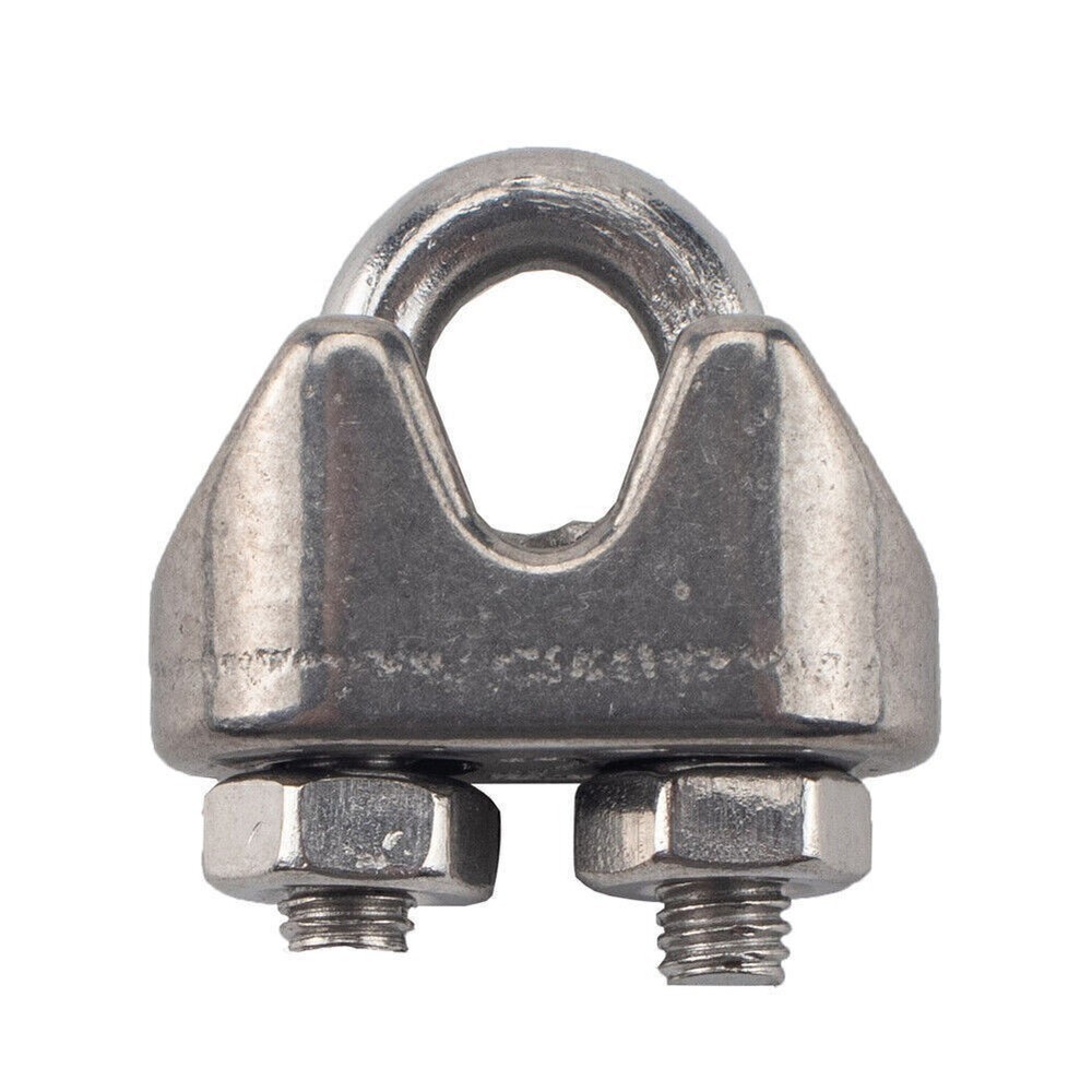 30PCS M4 Wire Rope Fixed Clamps with Triangular Ring