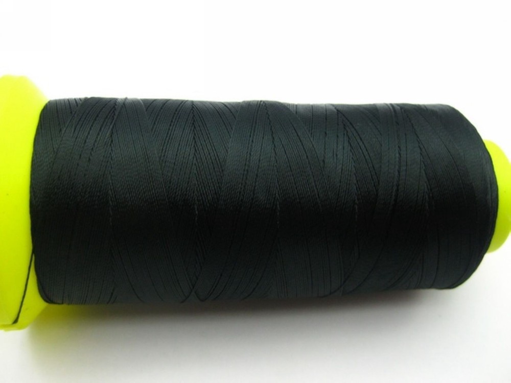 One Spool Black Nylon Beading Weaving Sewing Thread Cord String Size 210D