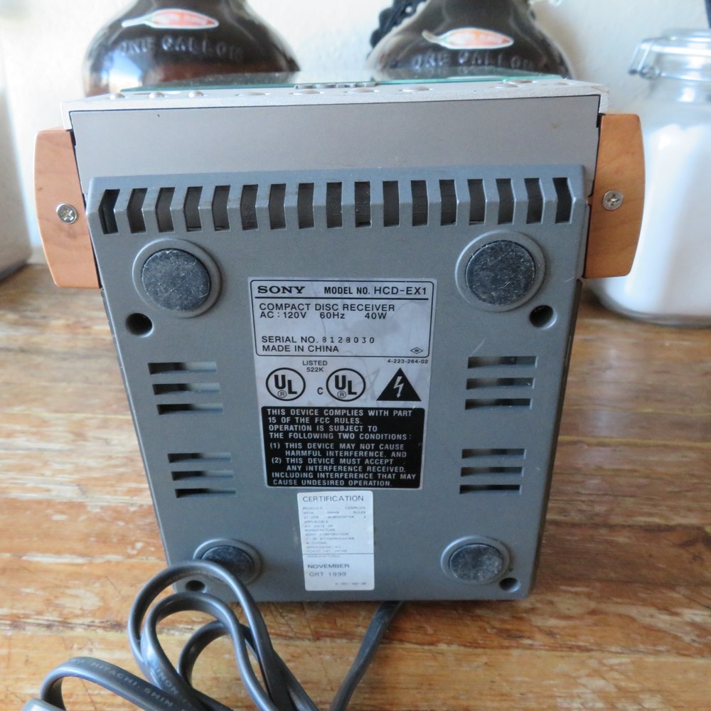 Sony CMT-EX1 Micro Stereo Radio CD Player