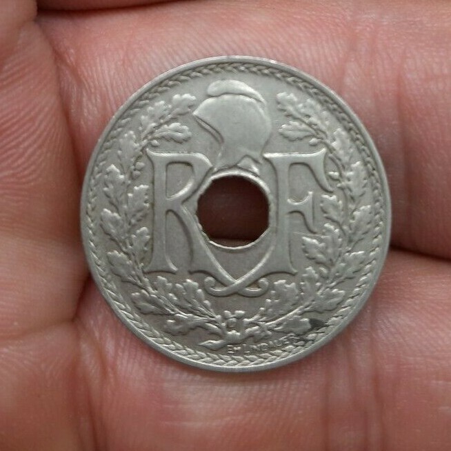 France - 25 Cent Points 1914 #43M16