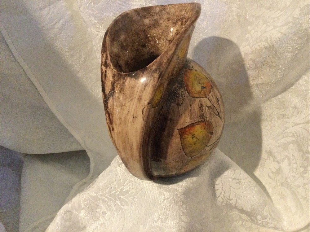 vintage Handcrafted Pottery Pitcher Or Vase