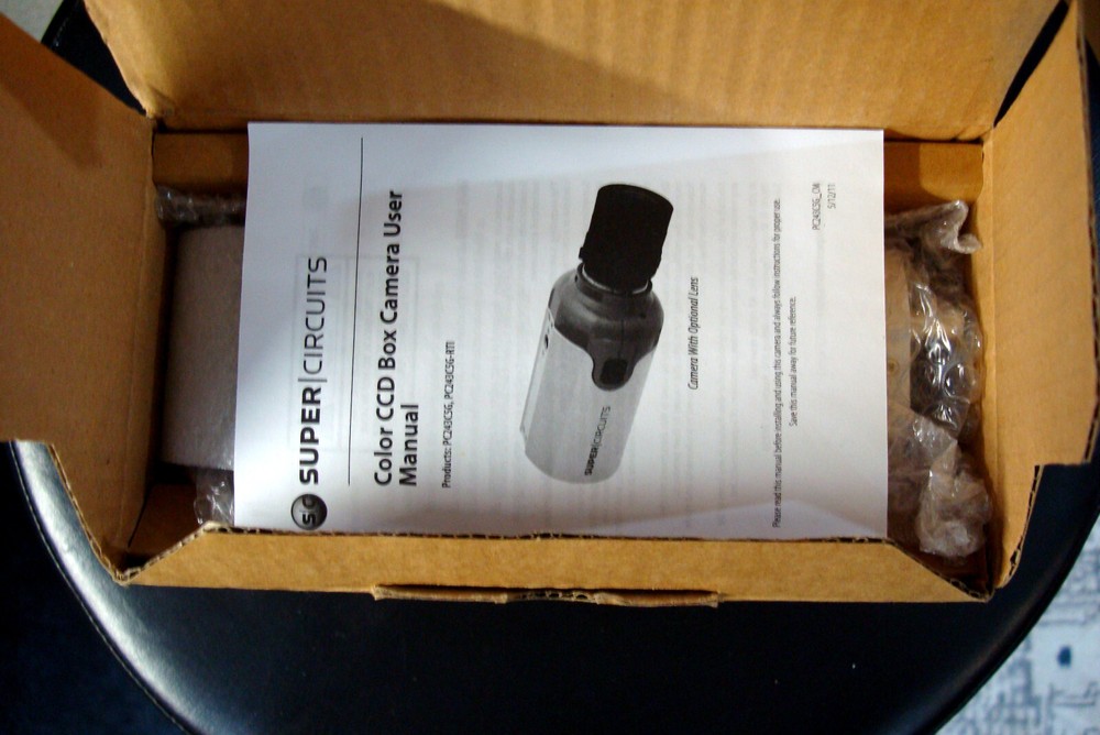 NEW - SUPER Circuits PC243C5GRTI Security Camera w/ Attached Lens - Original Box