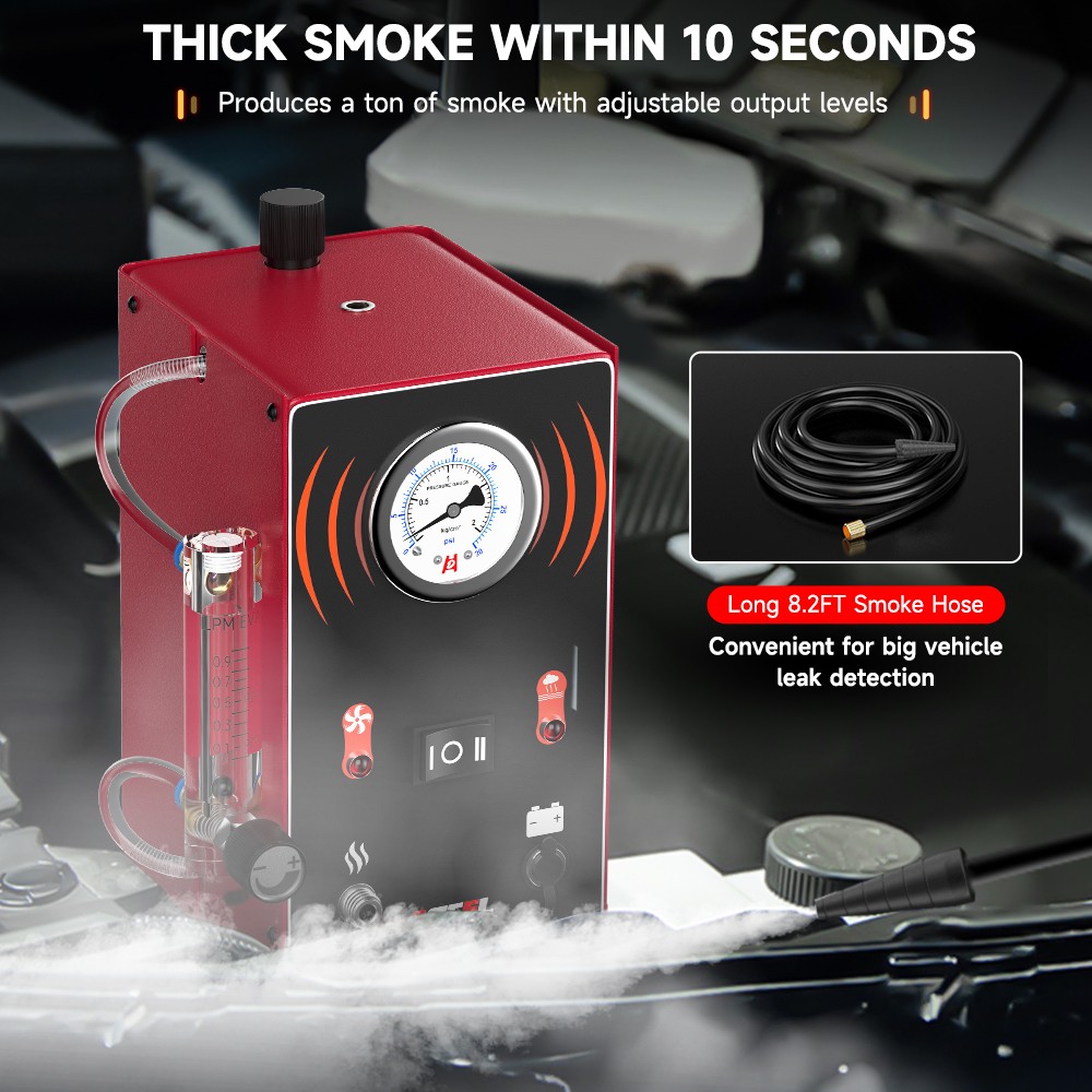 EVAP Machine Smoke Leak Detector Car Pipe Leakage Analyzer Fuel Tank System Tool