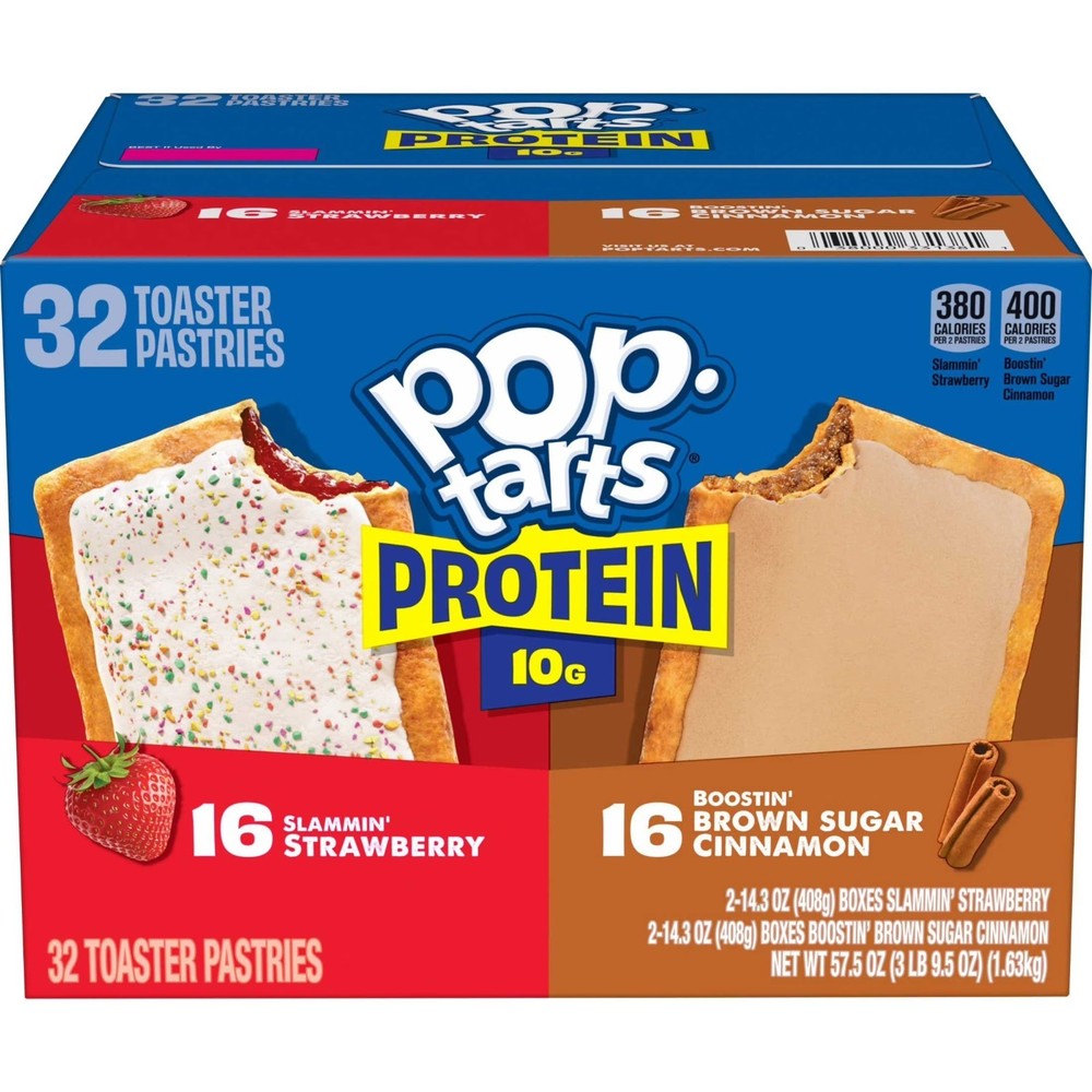 Pop-Tarts Protein Variety Pack, 32 ct.