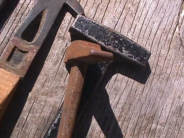 RUSTY Multi Tool Axe Hatchet Nail Puller Pry Bar Claw Hammer BROKEN DAMAGED LOT