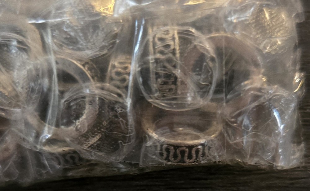 Unopened Bubble Wrap Bracelet Spacers