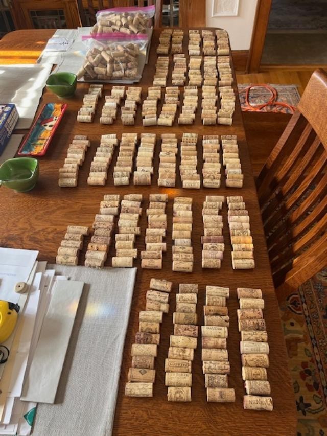 Used Wine and Champagne Corks