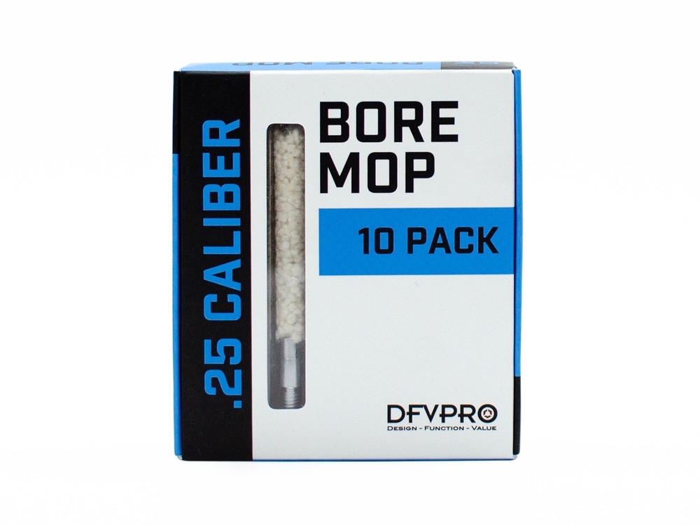 .25 Caliber Bore Mops 10 Pack
