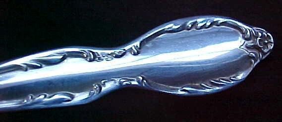 Rogers Serving Spoon Meat Fork Scalloped Slotted Spoon