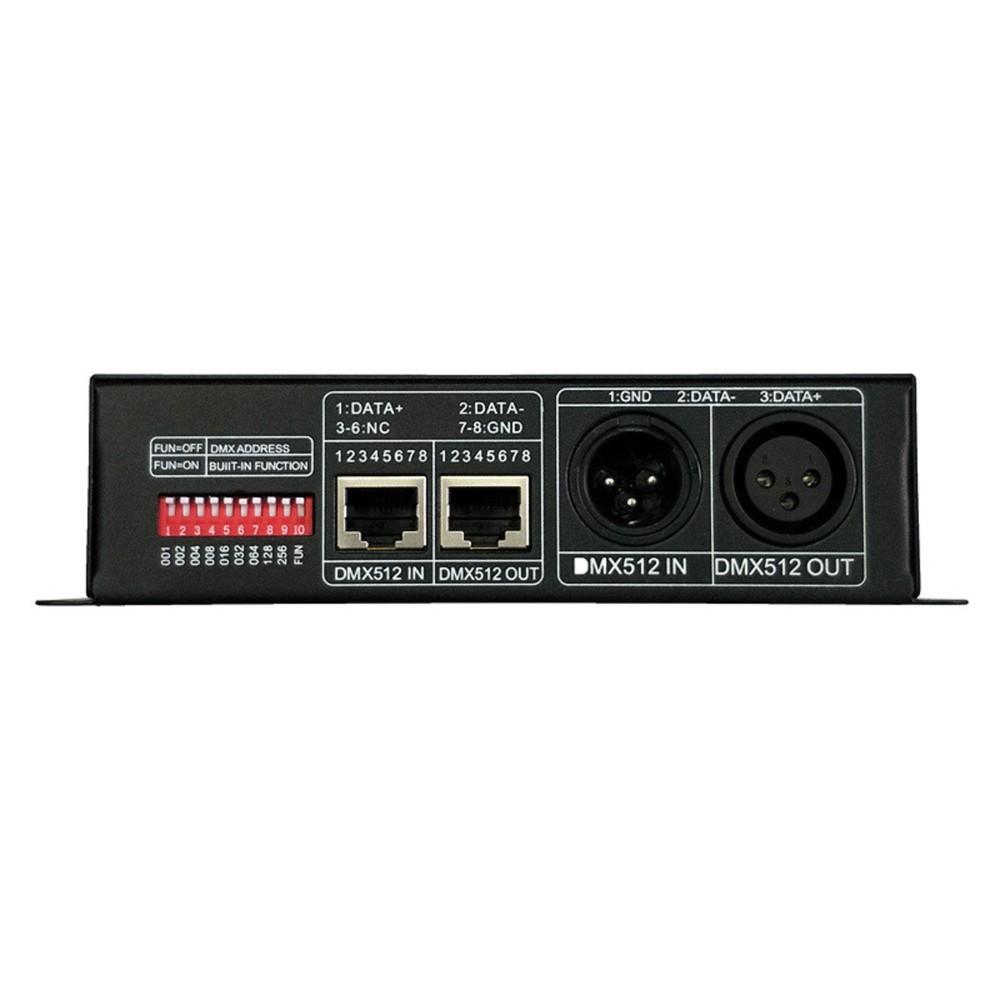 DC12V~24V LED RGBW DMX 512 Controller Decoder Dimmer 4 Channel 8A Stripe Light A