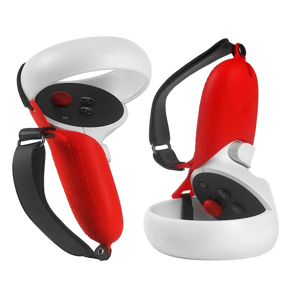 Handle Grip Cover Fixed Strap Protective Sleeve For Oculus Quest 2 Controller