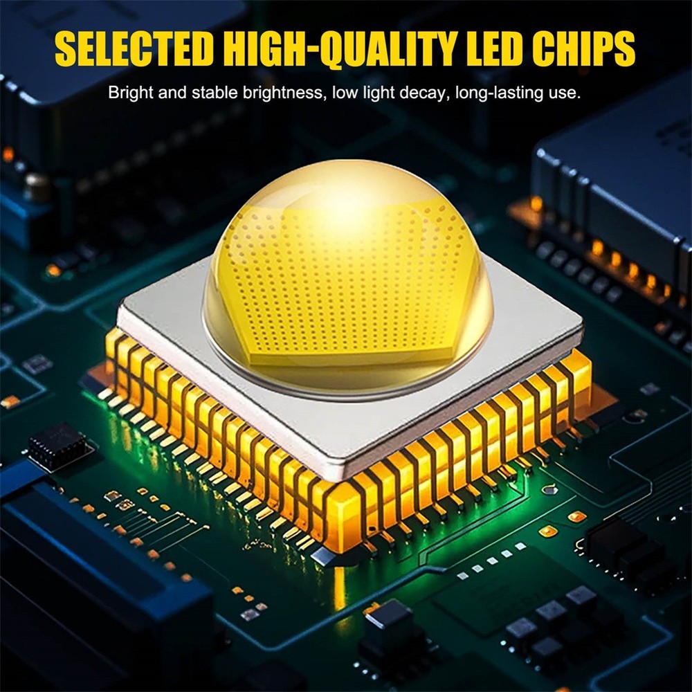 Bright LED Ear Strap Headlamp USB Rechargeable Motion Sensor Magnetic Headlight