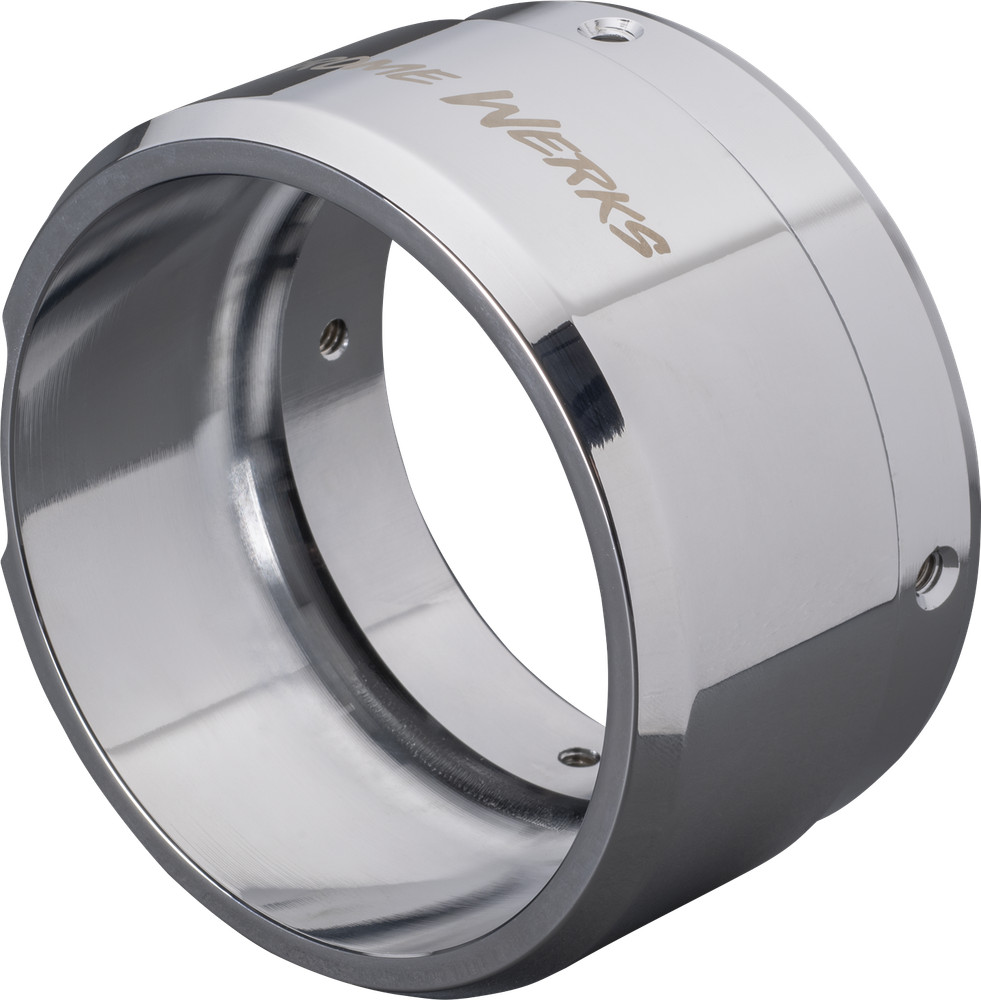 KHROME WERKS For 4-1/2" Klassic Tip - Left - Chrome 200758P