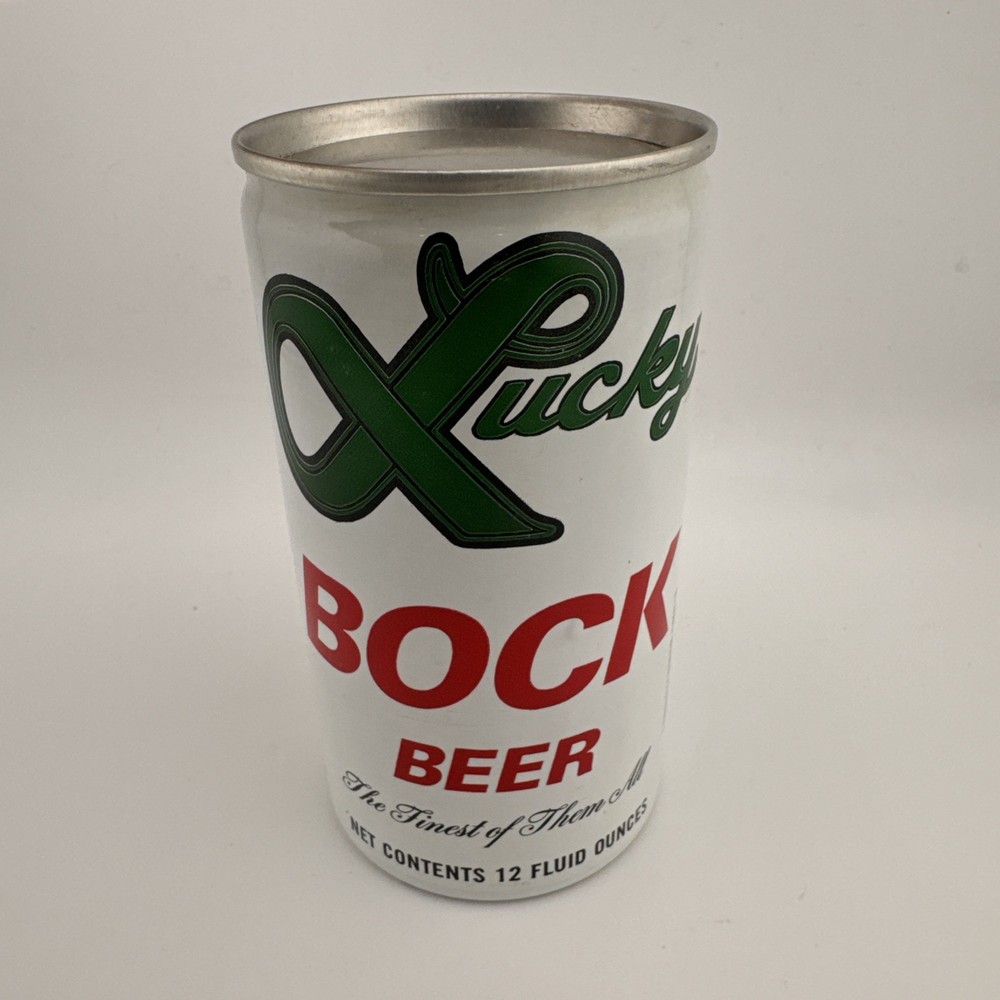 Vintage Lucky Bock Beer Promo Can (empty)