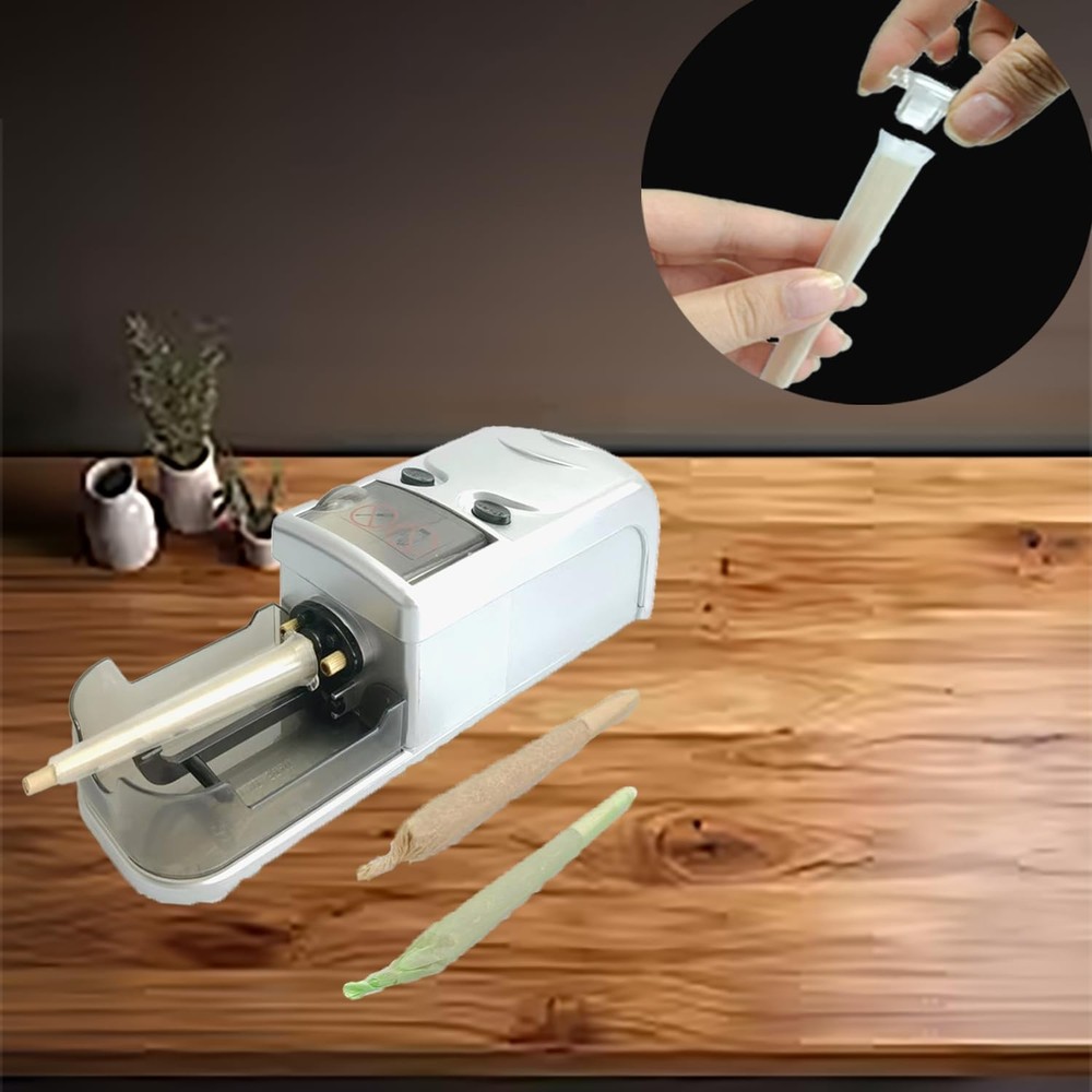 Electric Automatic Cigarette Cone Rolling Machine, Portable Pre-Rolled Loader...
