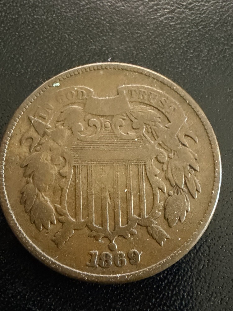 1869 Two 2 Cent Piece G