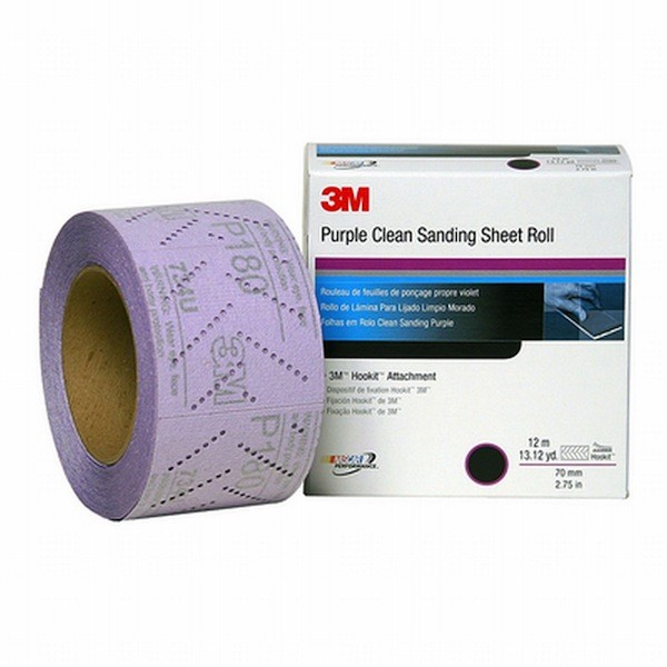 3M 34446 180 Grit Cubitron II Hookit Clean Sanding Sheet Roll