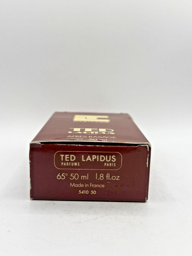 TED LAPIDUS 50ML AFTERSHAVE SPLASH CODE-CX2B (NEW WITH BOX)