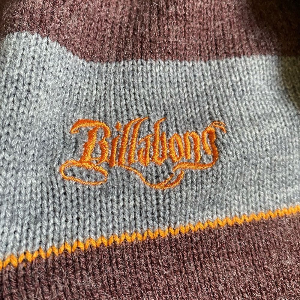 Billabong Wool Blend Crew Neck Striped Sweater Size Small