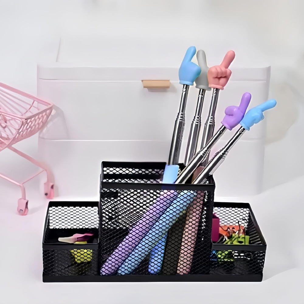 Retractable Teachers Classroom Hand Pointer, Extendable Pointer Finger Green