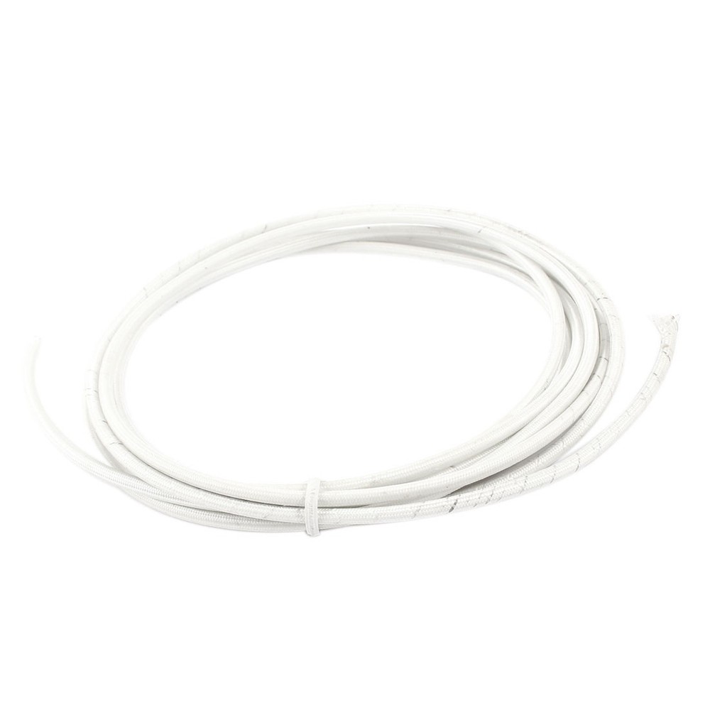 3 Meter/10ft 2mm2 230C Flexible Silicone High Temperature Braided Wire White