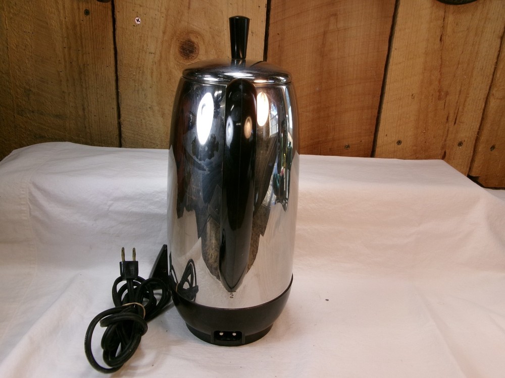 Vintage Farberware Superfast Fully Automatic Percolator Coffee Maker ~ Untested