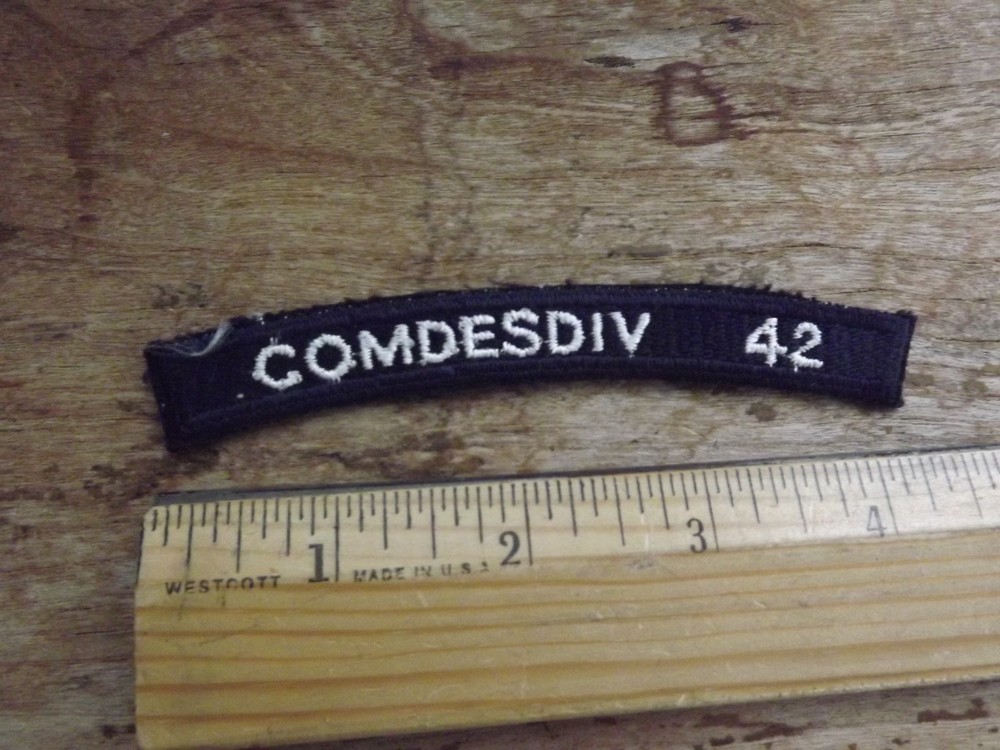 Navy COMDESDIV 42 Tab - INV# C1377