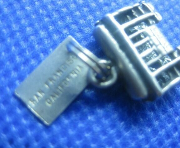 Sterling San Francisco Cable Car Charm