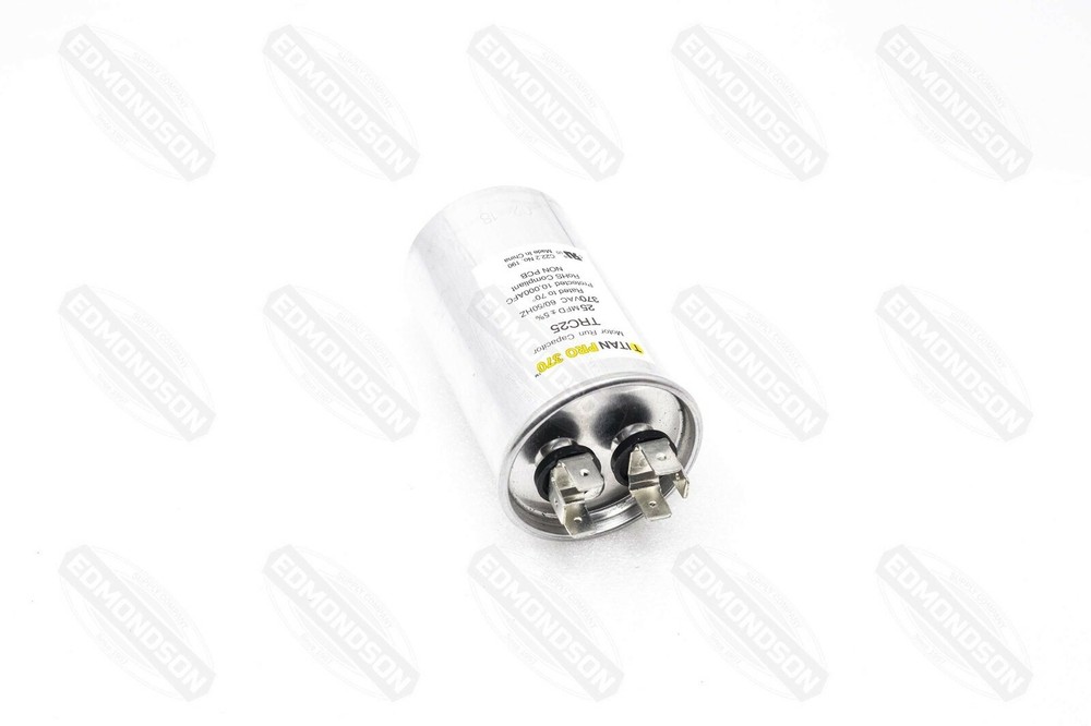 Packard TRC25 TITAN PRO Run Capacitor 25 MFD 370 Volt, Round
