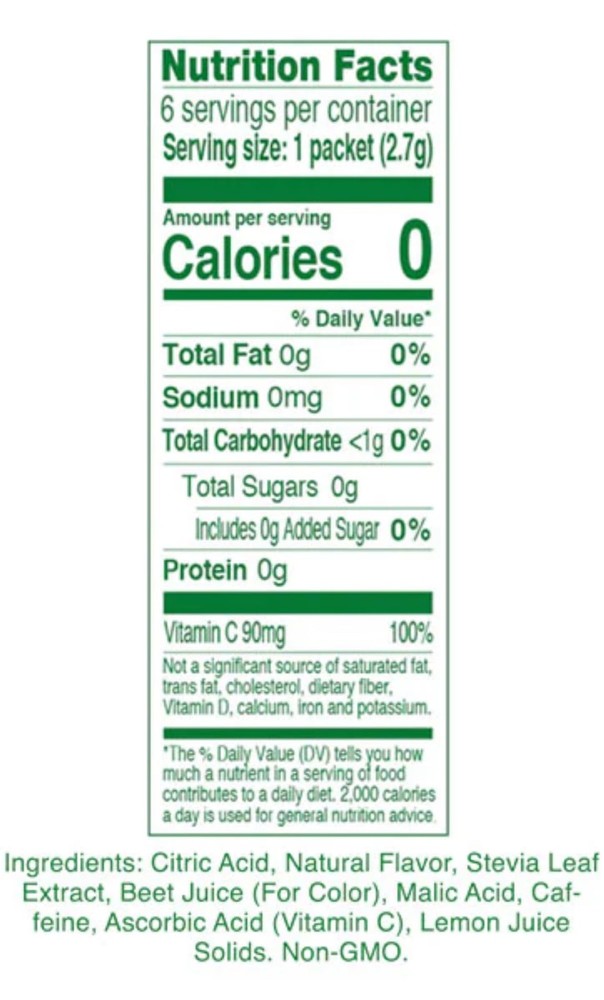True Lemon Energy Variety Pack, 6 ct - 4 pack