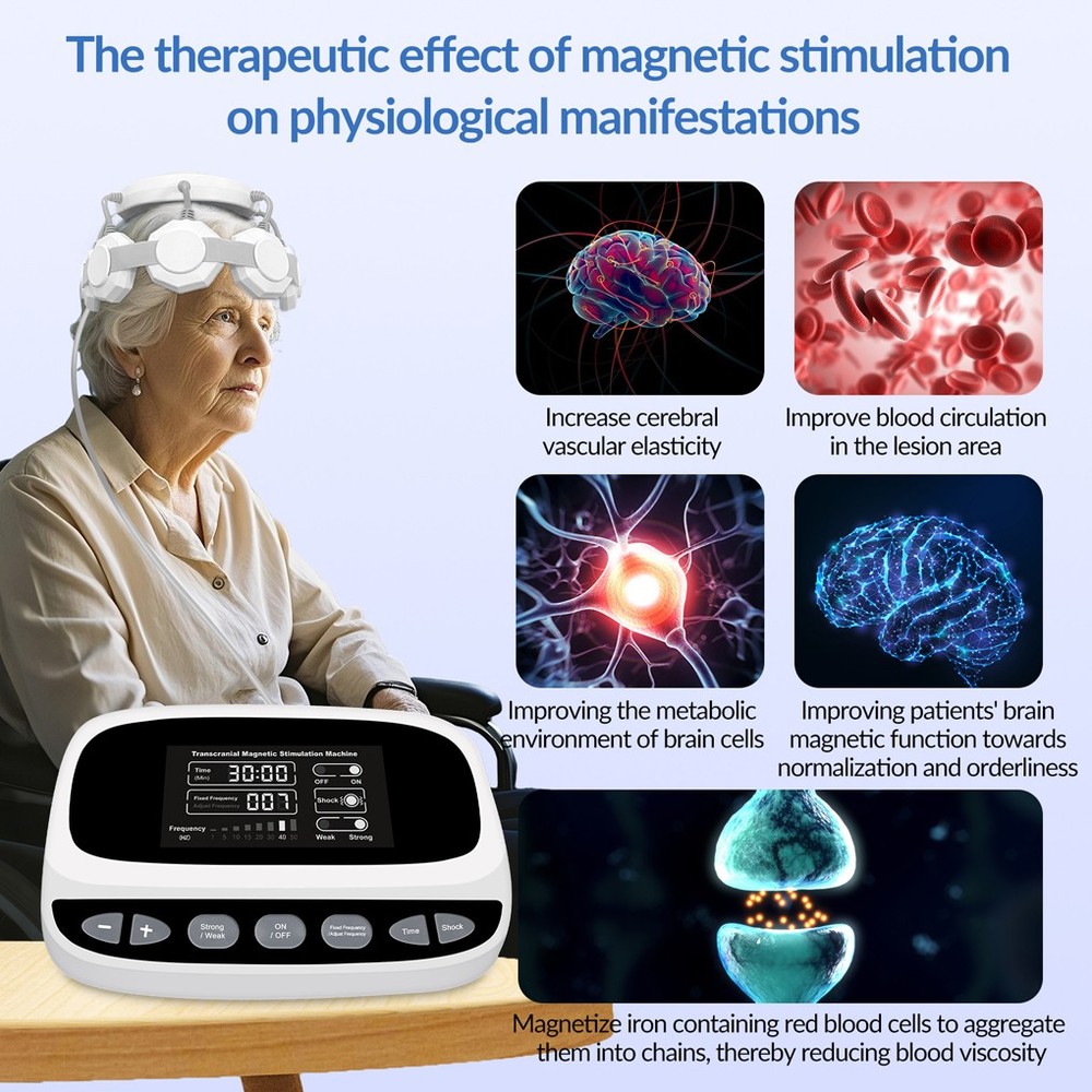 TMS Brain Stimulation Device Multi Frequency rTMS Machine for Stroke/Parkinson’s