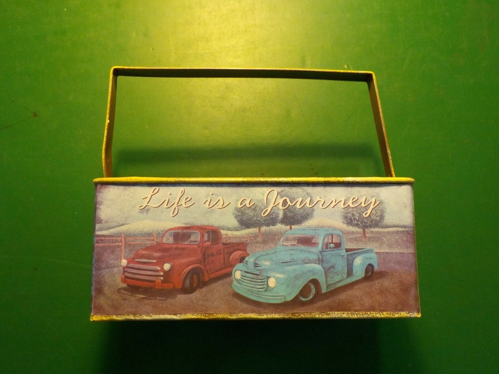 Life is a Journey Tin Box with Handle (SM T-4)