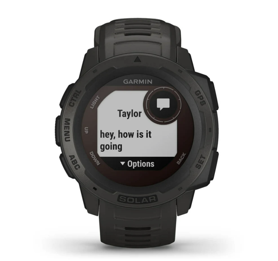 Garmin Solar Standard Edition | Rugged Smartwatch with Solar Charging | Graphite