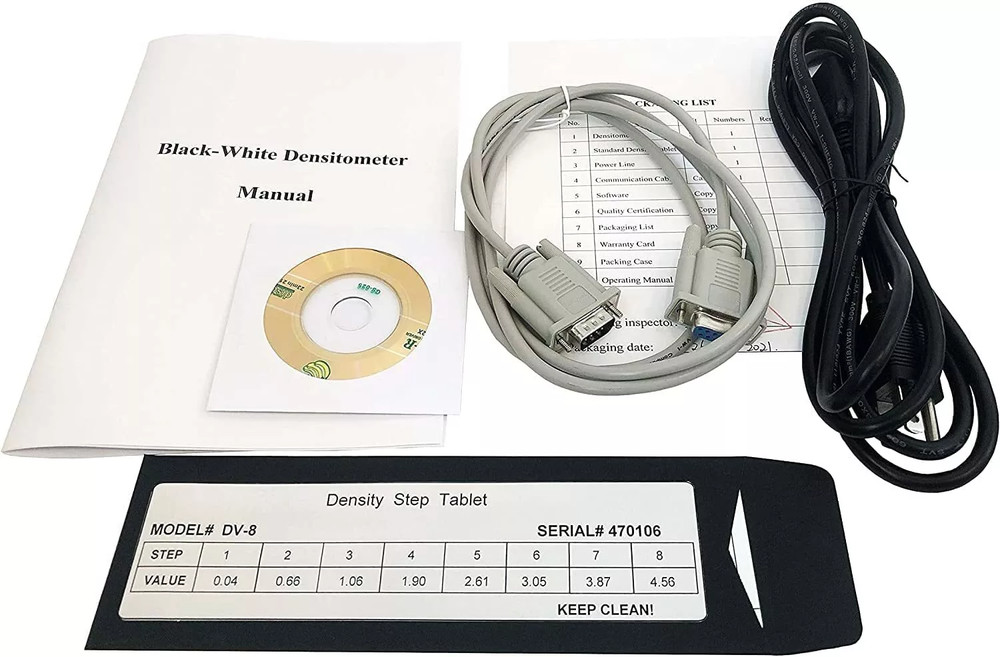 Black and White Transmission Density Meter NDT Testing with Range 0-4.5D