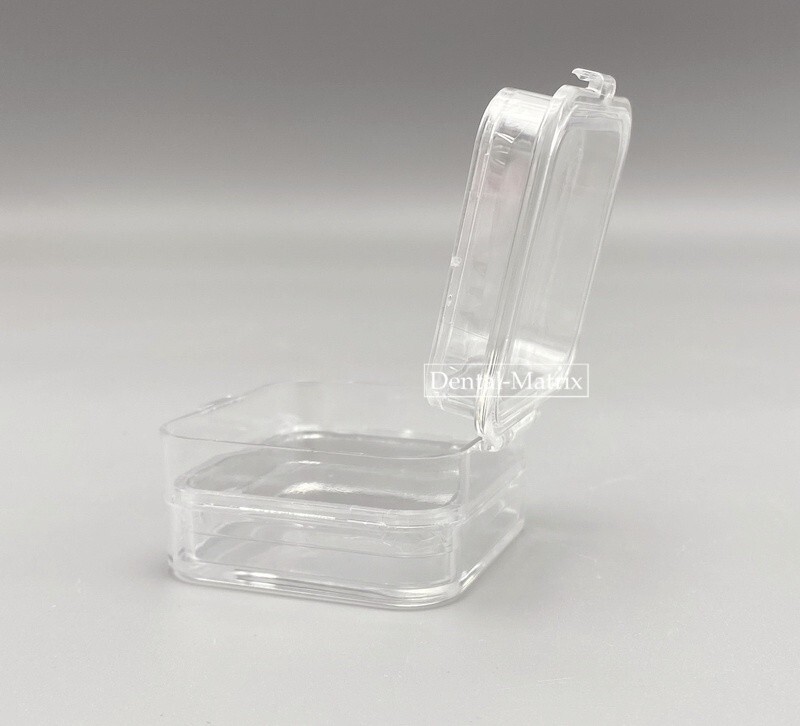 90 Pcs Denture False Teeth Container Membrane Case Hinged Display Box Jewelry