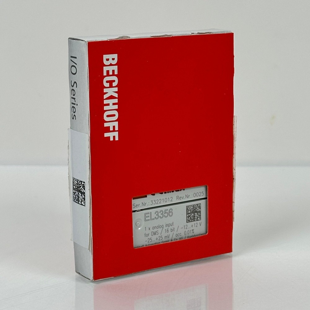 (NEW) Beckhoff EL3356 PLC Input Module EtherCAT - USA Seller (Same Day Shipping)