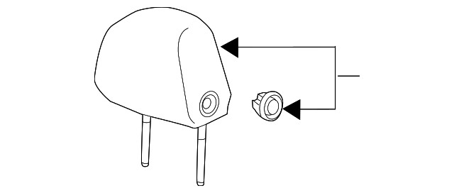 Genuine GM Headrest 84153272