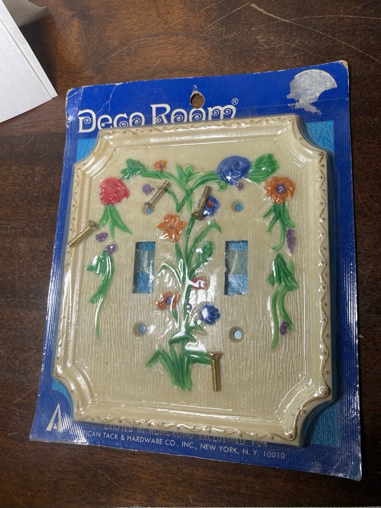 Deco Room Bouquet Light Switch Plate Cover Vintage Home Decor