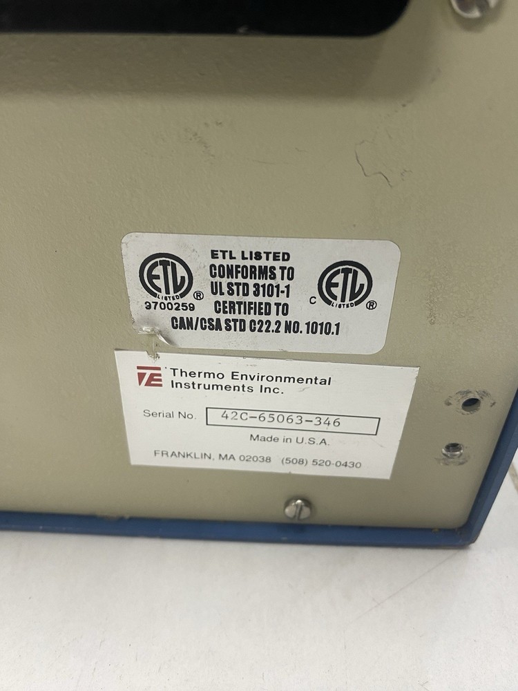 Thermo Environmental Instruments 42C No NO2 NOx Analyzer