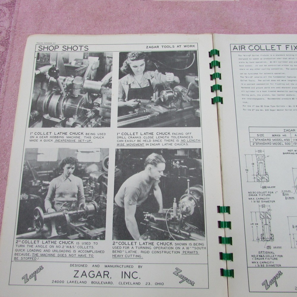 Zagar Engineering Manual / Tool Catalog # 17