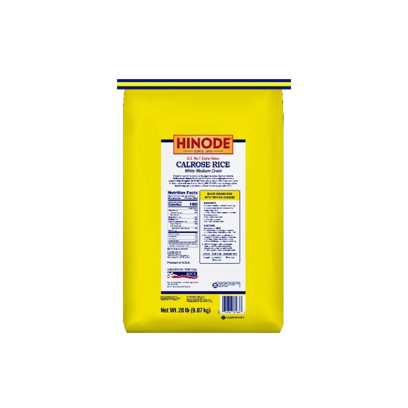 Hinode Calrose Rice, 20 lbs