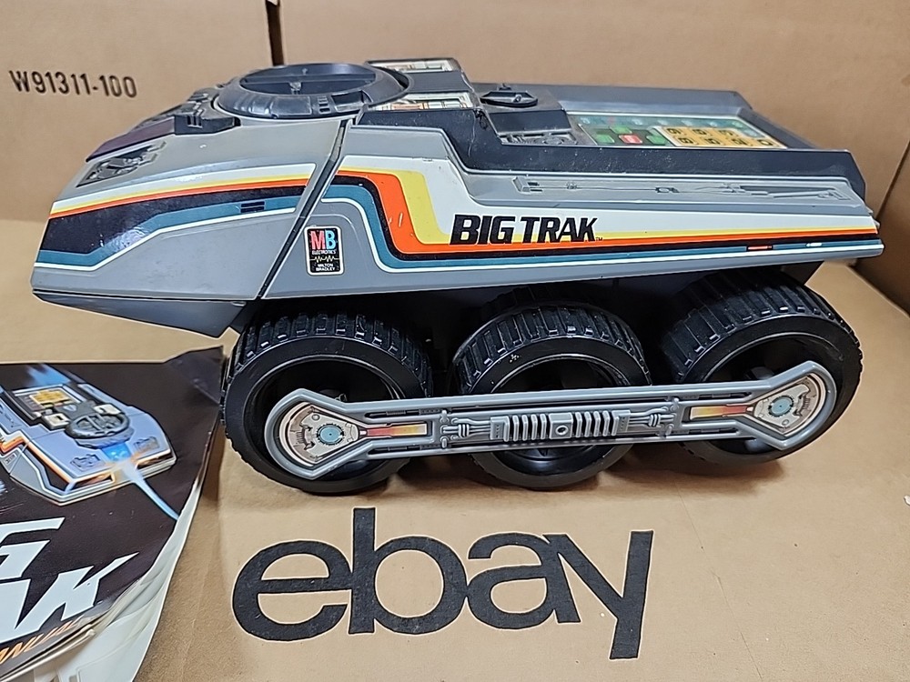 1979 Milton Bradley BIG TRAX Programmable Vehicle W/instructions Untested
