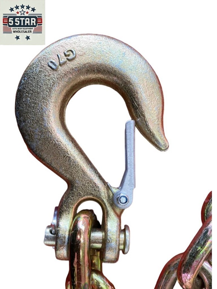 SET#31 HEAVY DUTY AUTO BODY FRAME MACHINE PULLING CHAIN 11 FEET LONG