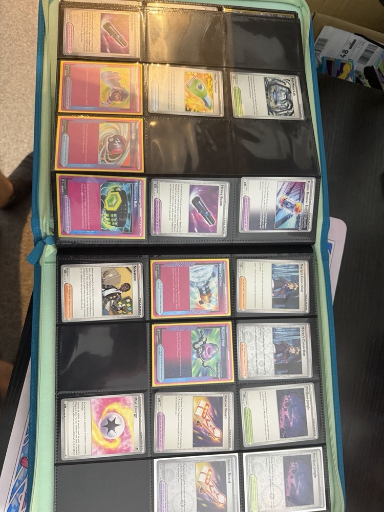 Temporal Forces Part-Complete Base Set Reverse Holos, EXS in VaultX Binder