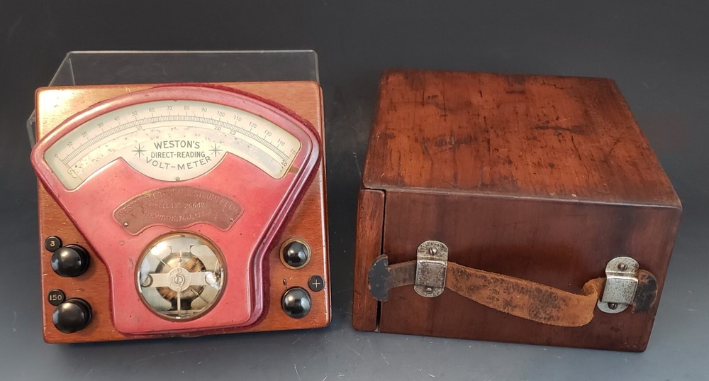 Vintage Weston's Direct Reading Volt-Meter Voltmeter