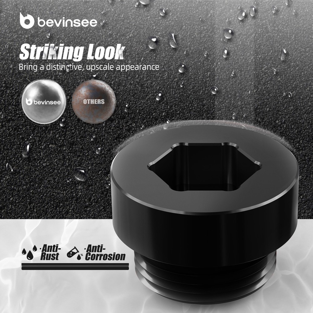 Magnetic Differential Drain Plug w/ O-Ring For BMW 1 3 5 Series E90 E46 E81 E60