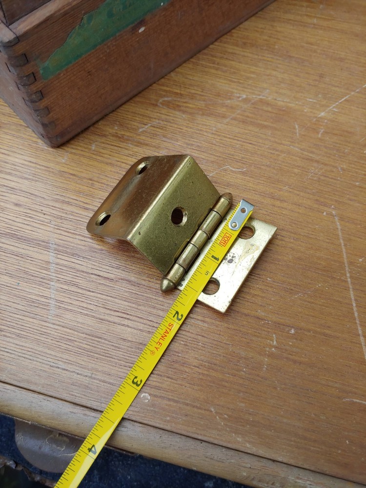 Vintage Hinge Assortment Lot Brass 1.5"