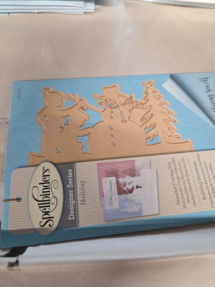 Spellbinders Dies Building Snowman